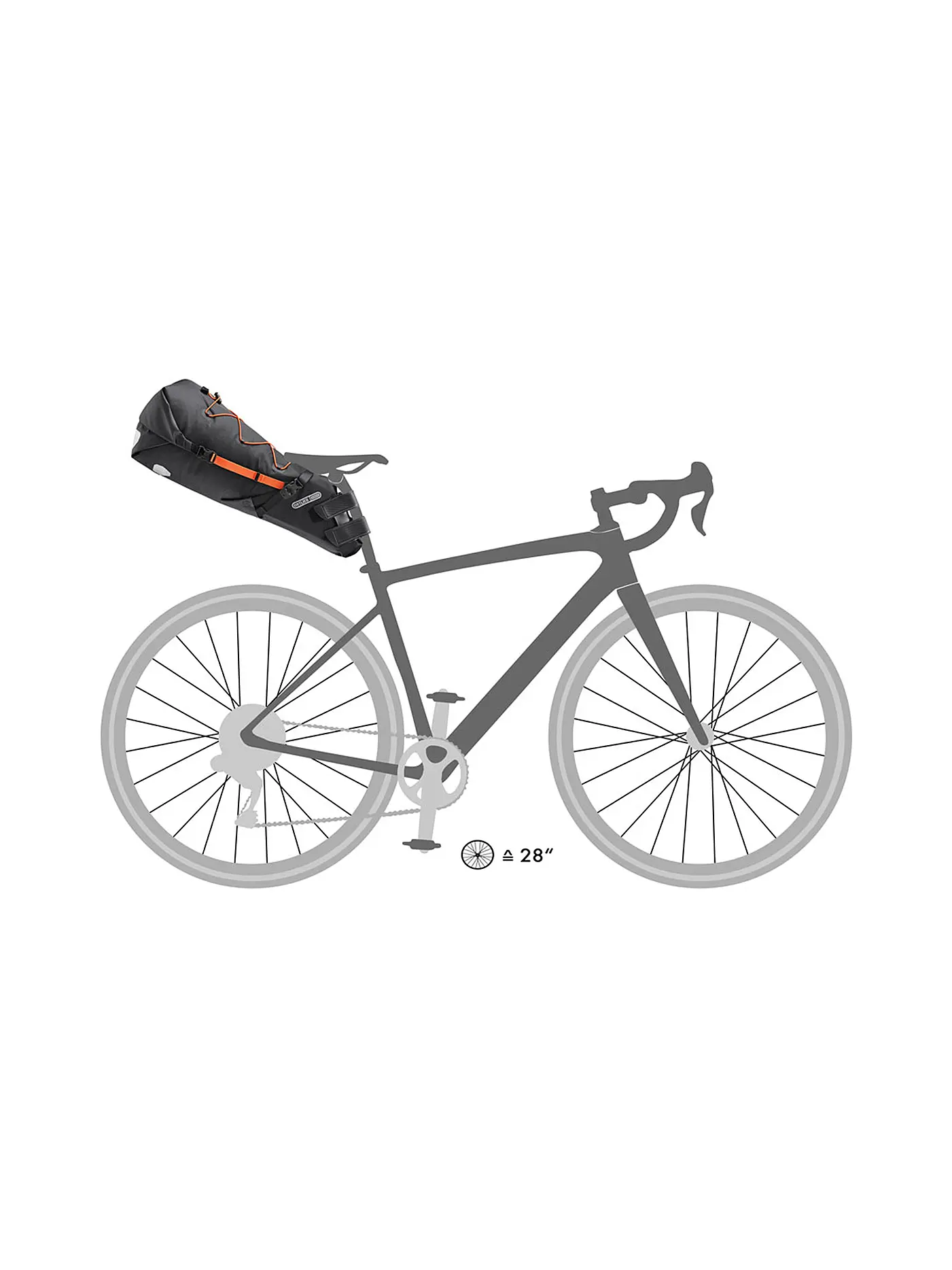 ORTLIEB | Fahrrad-Satteltasche Seatpack 16.5 L | 